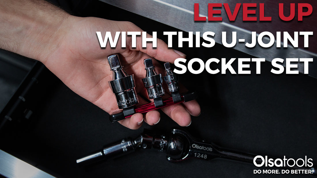 Level Up Your Ratcheting Tasks with This U-Joint Socket Set
