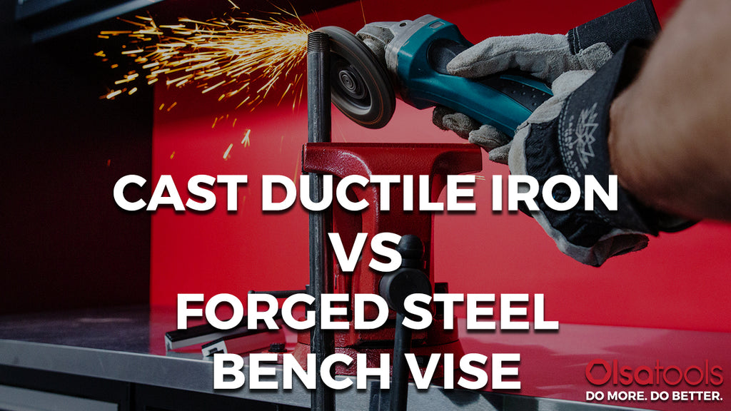 Cast Ductile Iron vs Steel Bench Vise Comparison Olsa Tools🧰