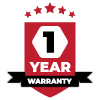 1-Year Warranty