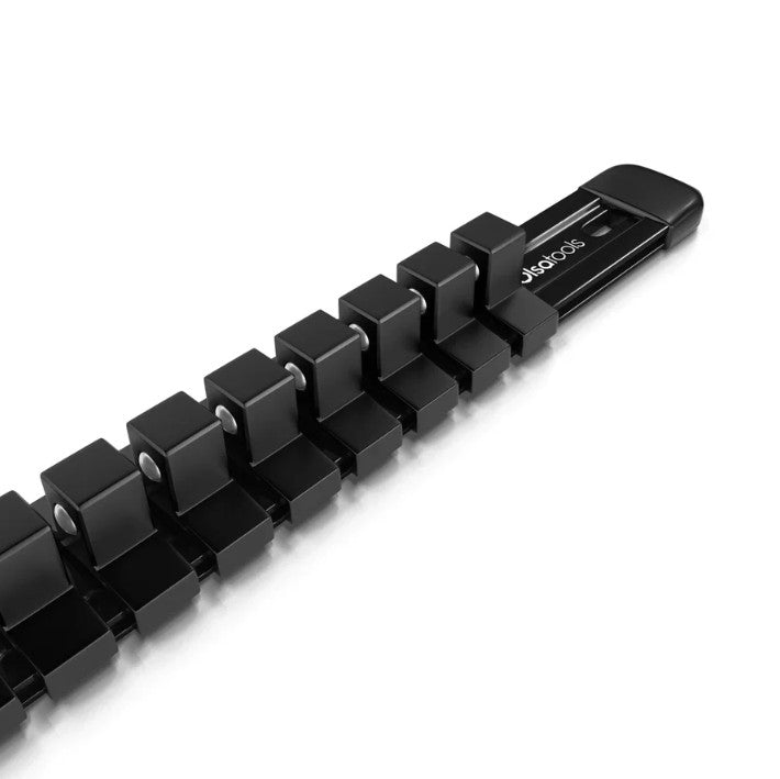 Aluminum Socket Rails With Rubber End Caps