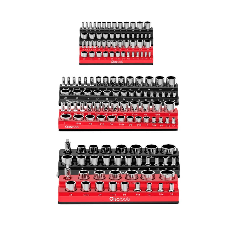 2-Row Magnetic Socket Holders