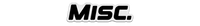 Miscellaneous