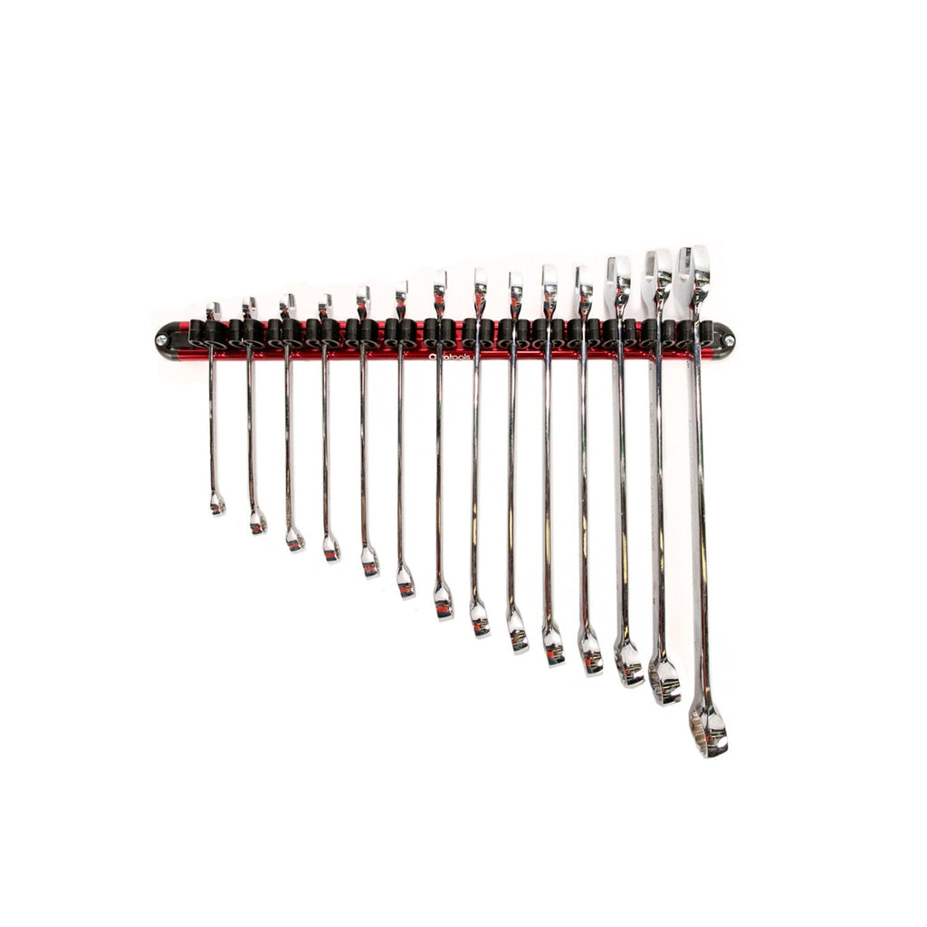 Wall Mount Wrench Organizer With Rotating Clips Olsa Tools