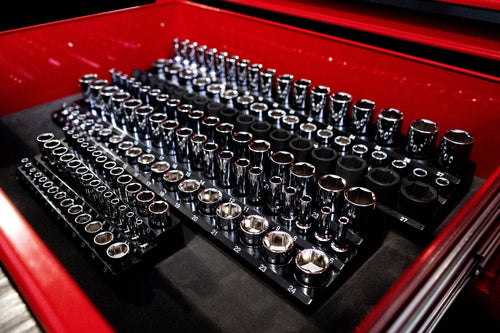 Three rows = three full sets ready to go