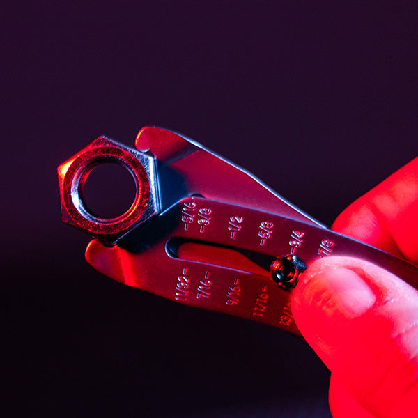 Bolt Size Finder Keychain