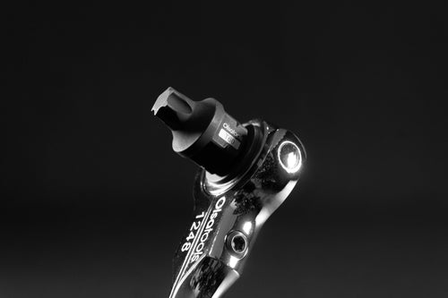 Precision fit and hardened steel stop cam‑out and breakage