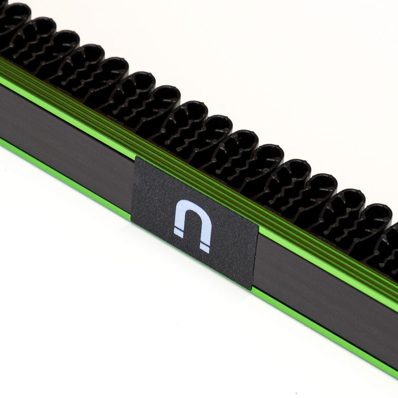 Magnetic Screwdriver Holder with 18 flexible tool clips
