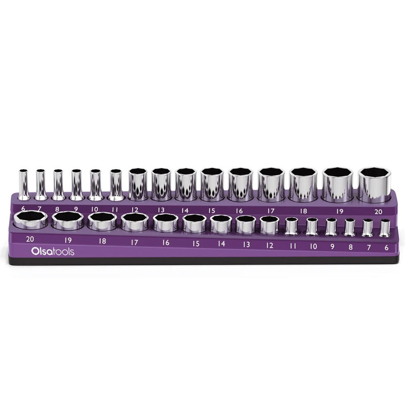 2-Row Magnetic Socket Holders