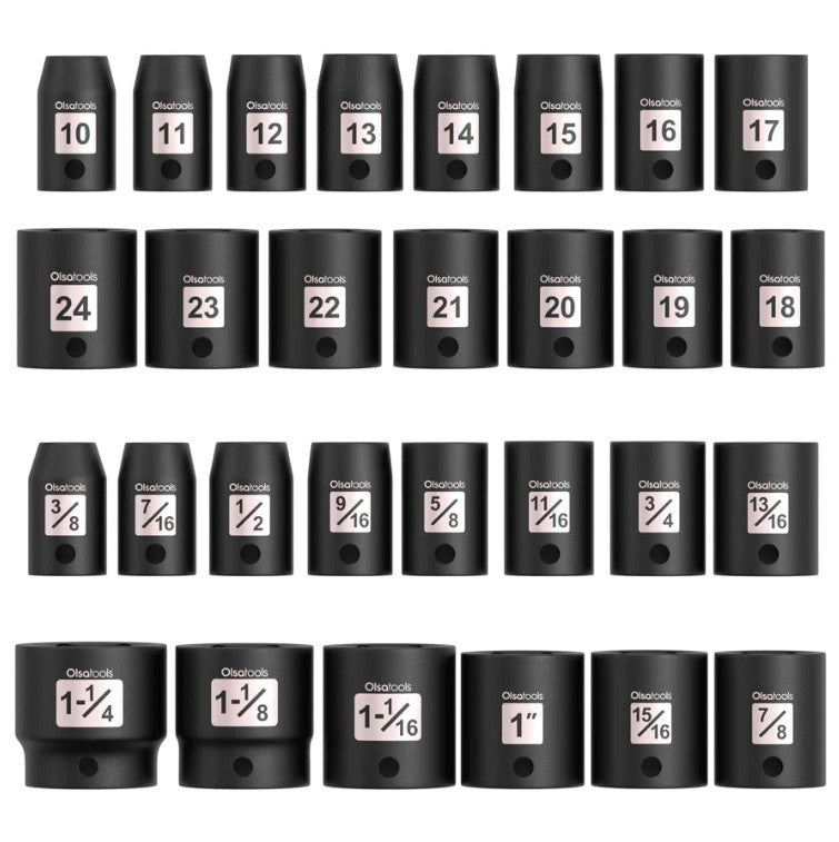 Cr-Mo Impact Socket Sets