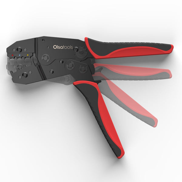Olsa Tools Professional Grade Ratcheting Wire Crimper