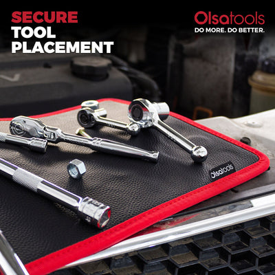 MAGPAD-12x9IN,alt:Magnetic tool pad holding ratchets