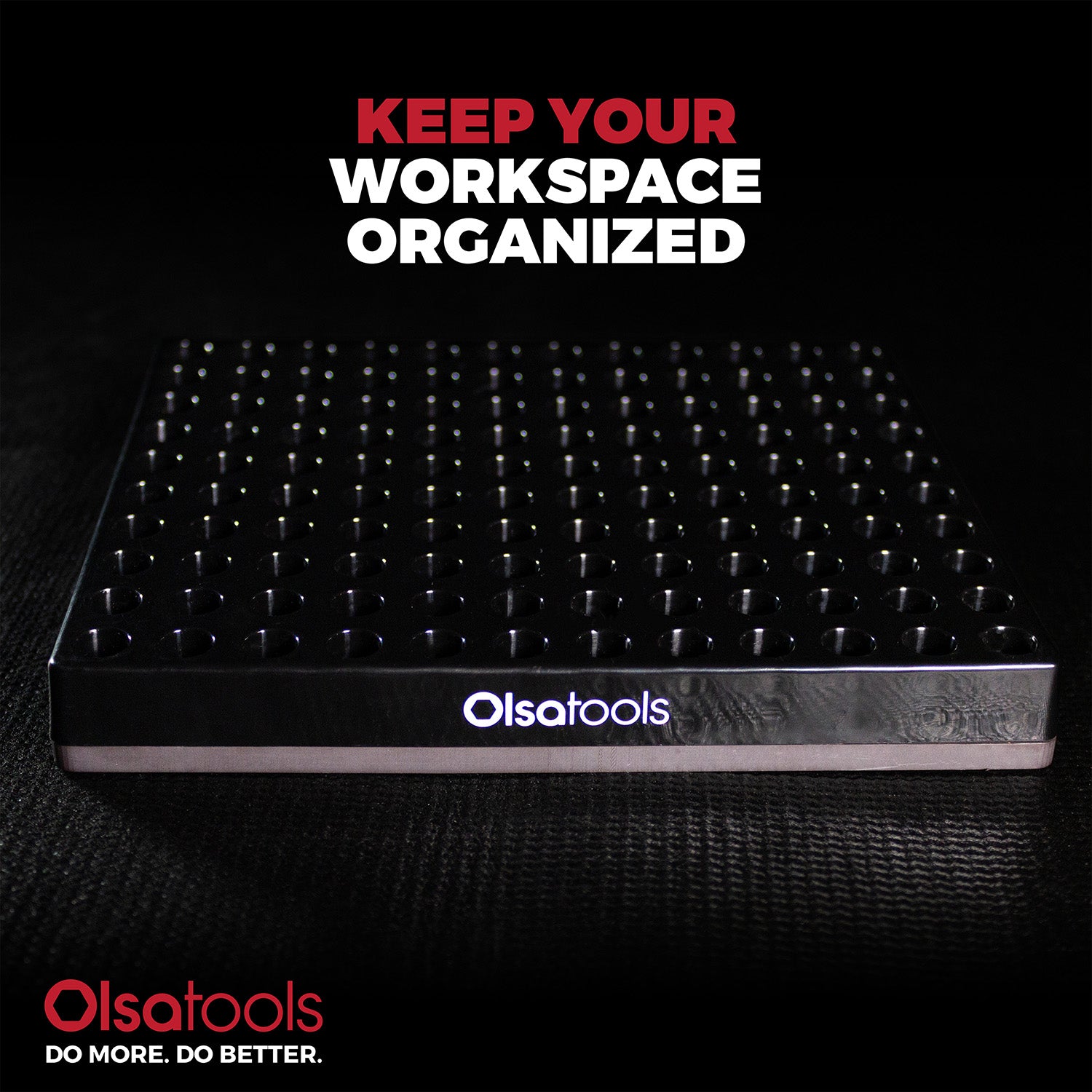 120-Slot Hex Bit Organizer | Hex Bit Storage | Olsa Tools®