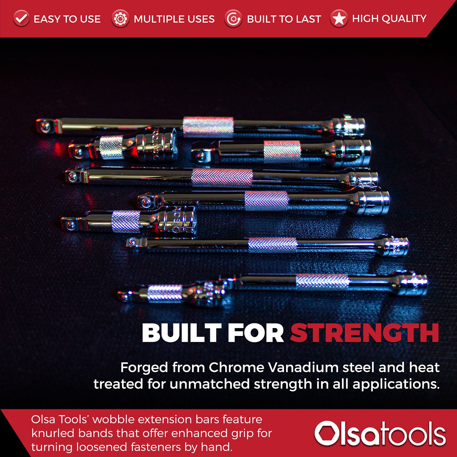 Wobble Socket Extension Bar | Olsa Tools