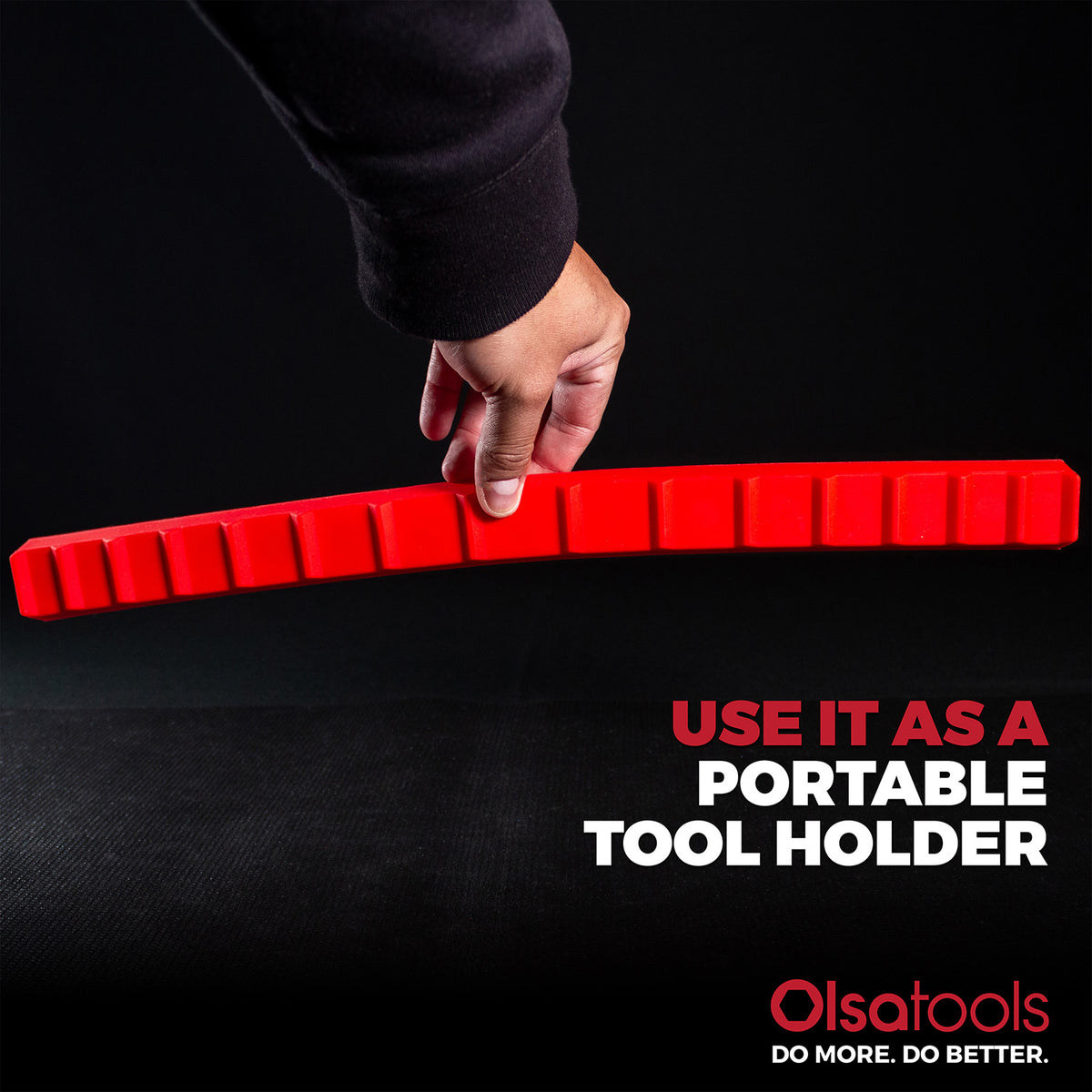 Magnet Ramp Tools Silicone Magnetic Tool Holder | 15 Strong Magnets | Olsa Tools®