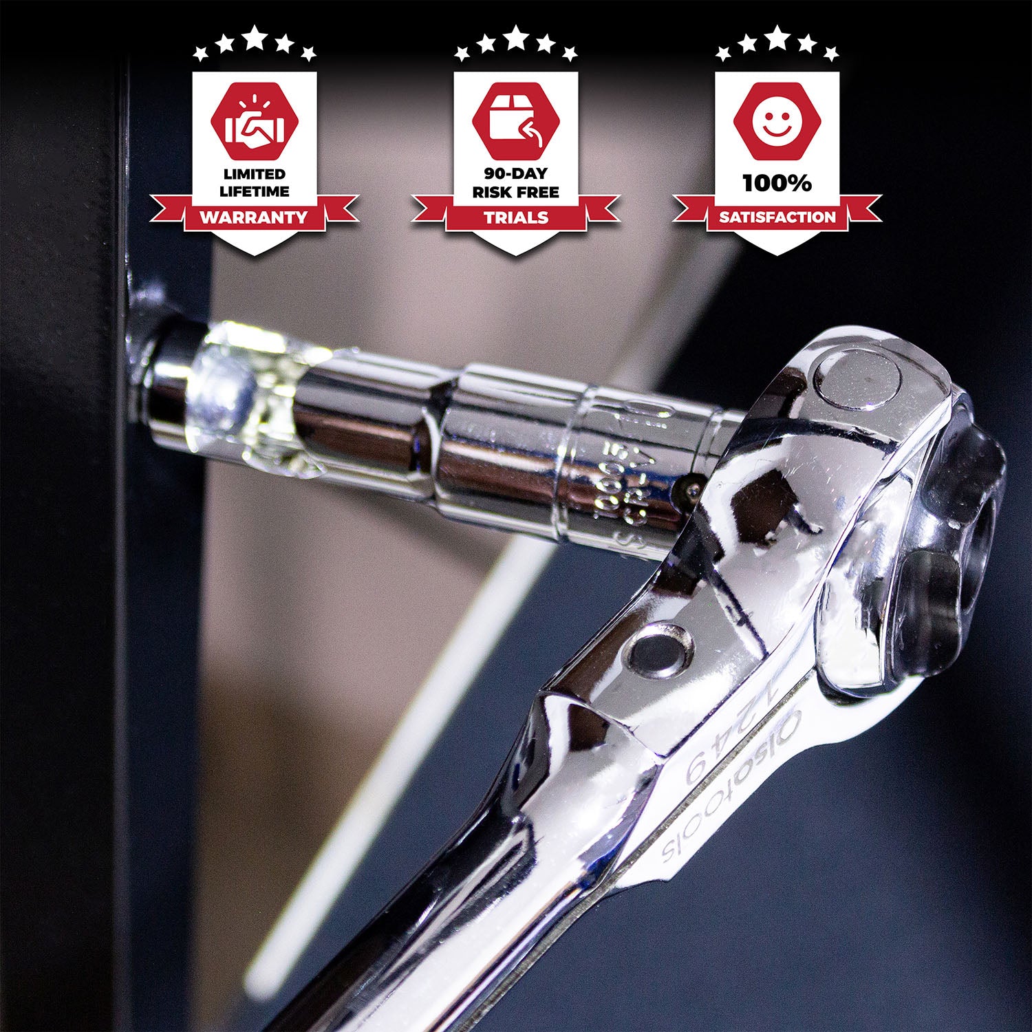 10 mm Socket Bottle Opener Keychain | Olsa Tools®
