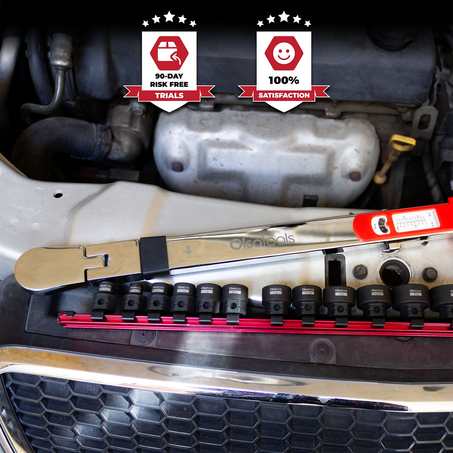 Half-Inch Drive Split Beam Torque Wrench | Olsa Tools®
