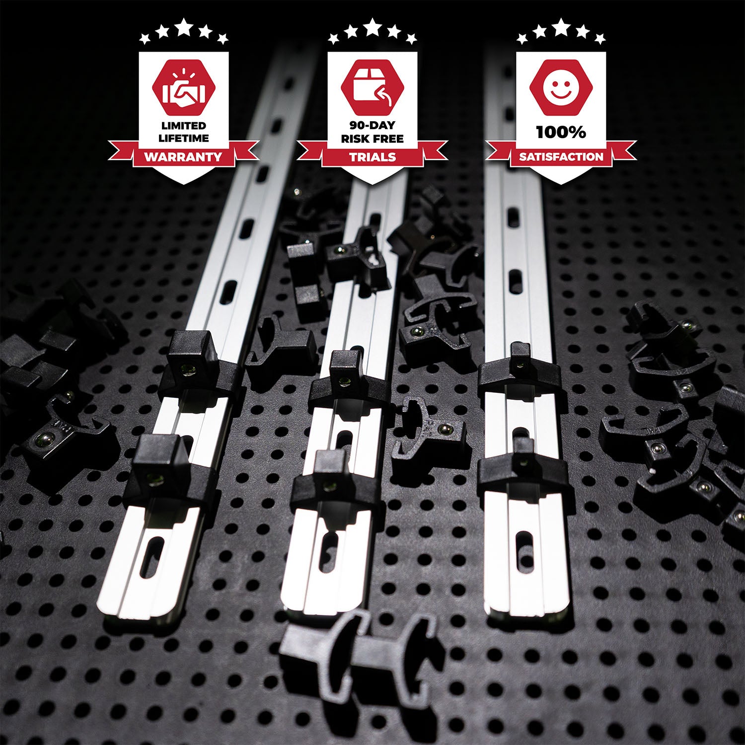 Professional-Grade Aluminum Socket Rail for Toolgrid® | Olsa Tools®