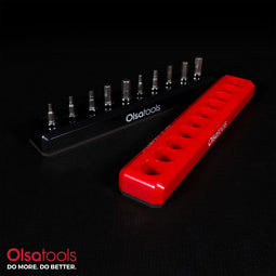 MSKH1R38BITRD,alt:Single-Row Magnetic Socket Bit Holders 3/8" Drive