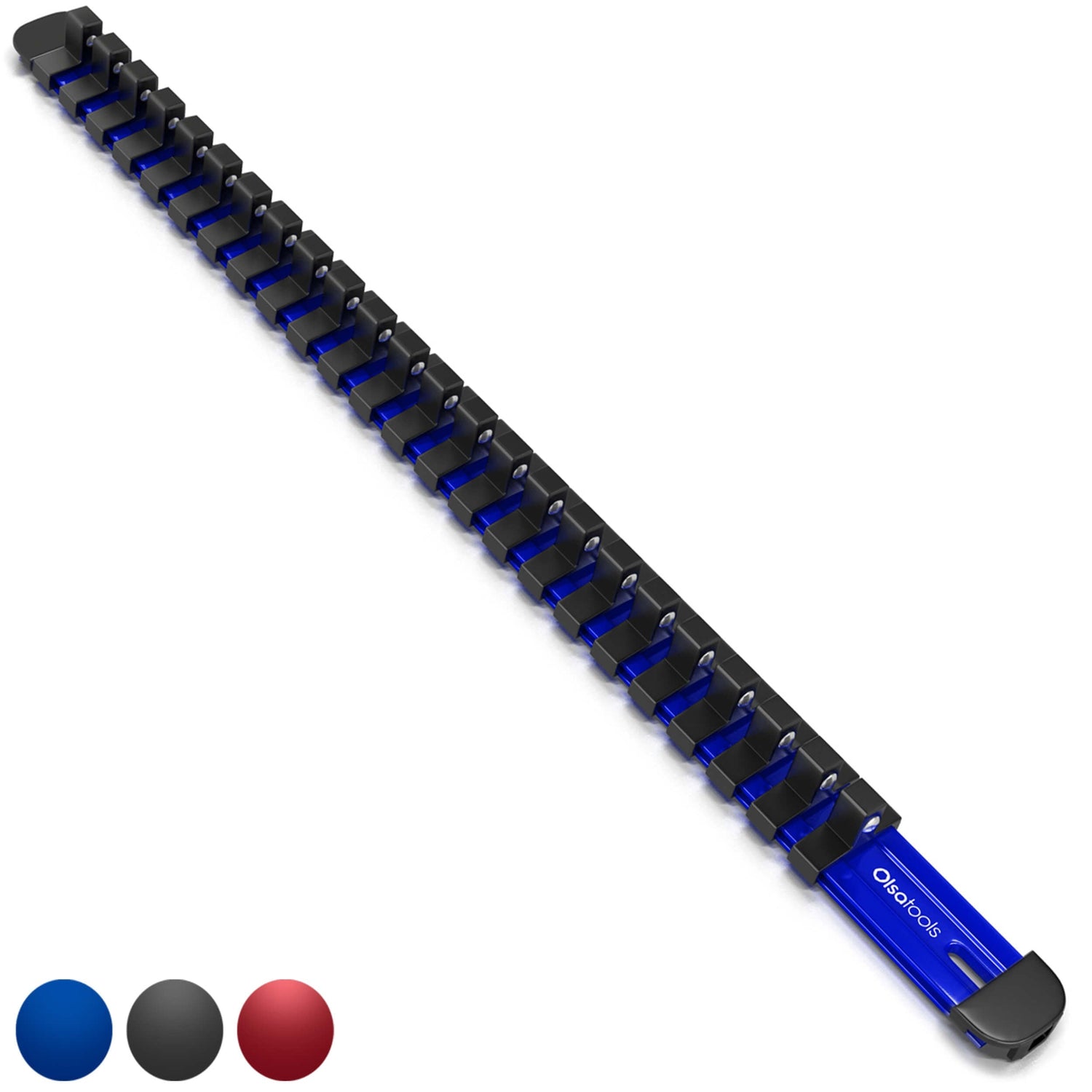 Aluminum Socket Organizer Rails with Locking End Caps | Olsa Tools