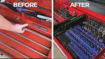2-Row Magnetic Socket Holders