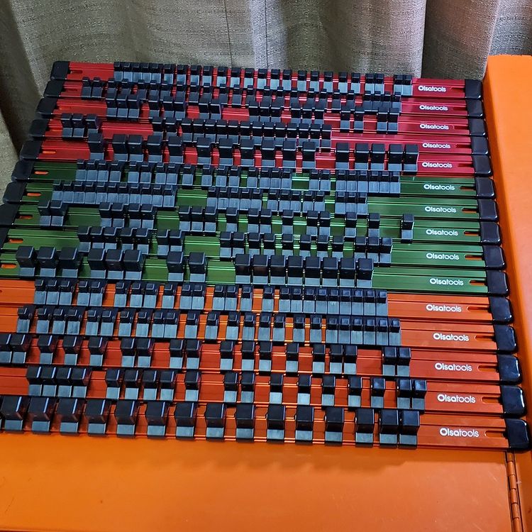 Aluminum Socket Organizer Rails With Rubber End Caps