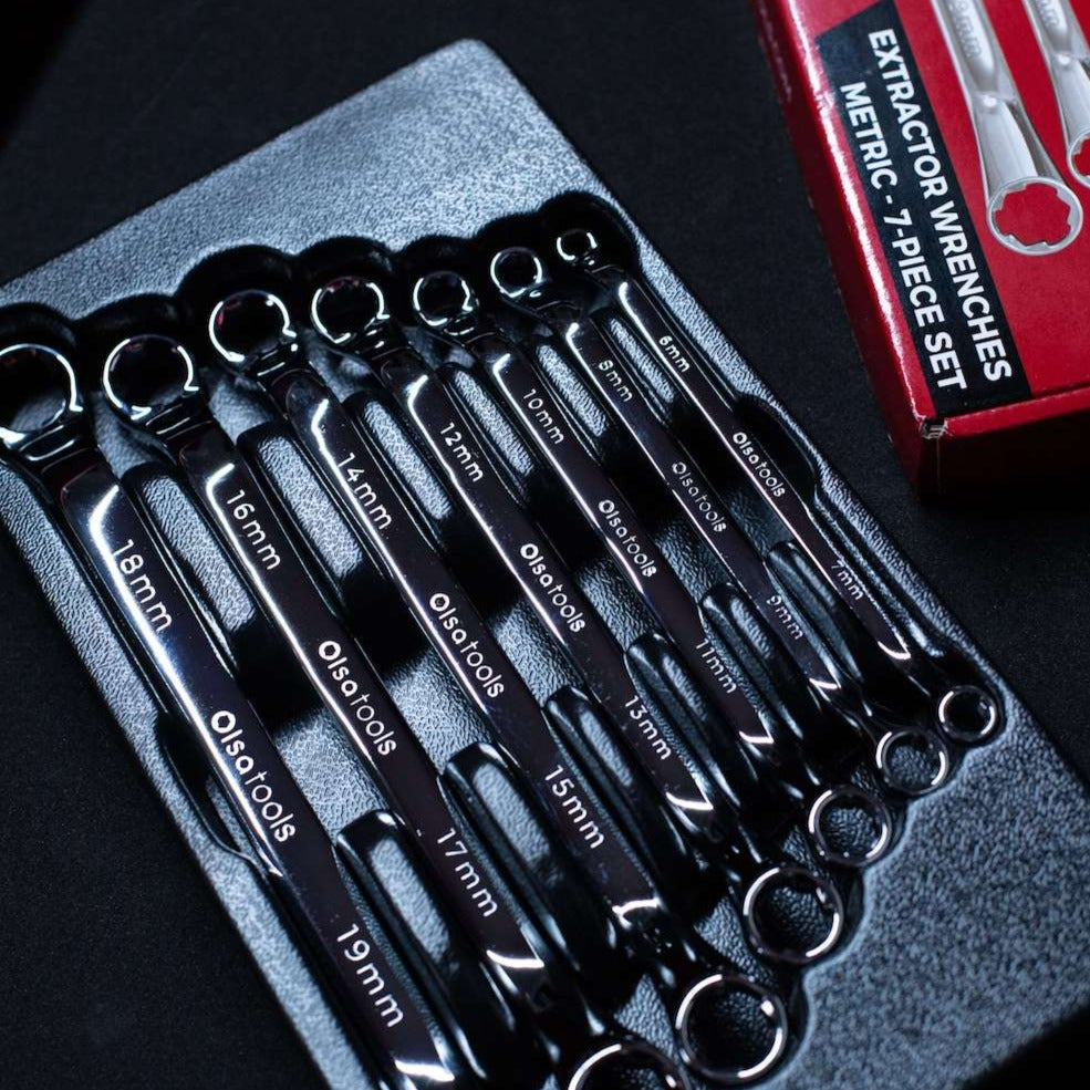 Offset Range Extractor Olsa Tools Offset Bolt Extractor Wrench Set | Olsa Tools