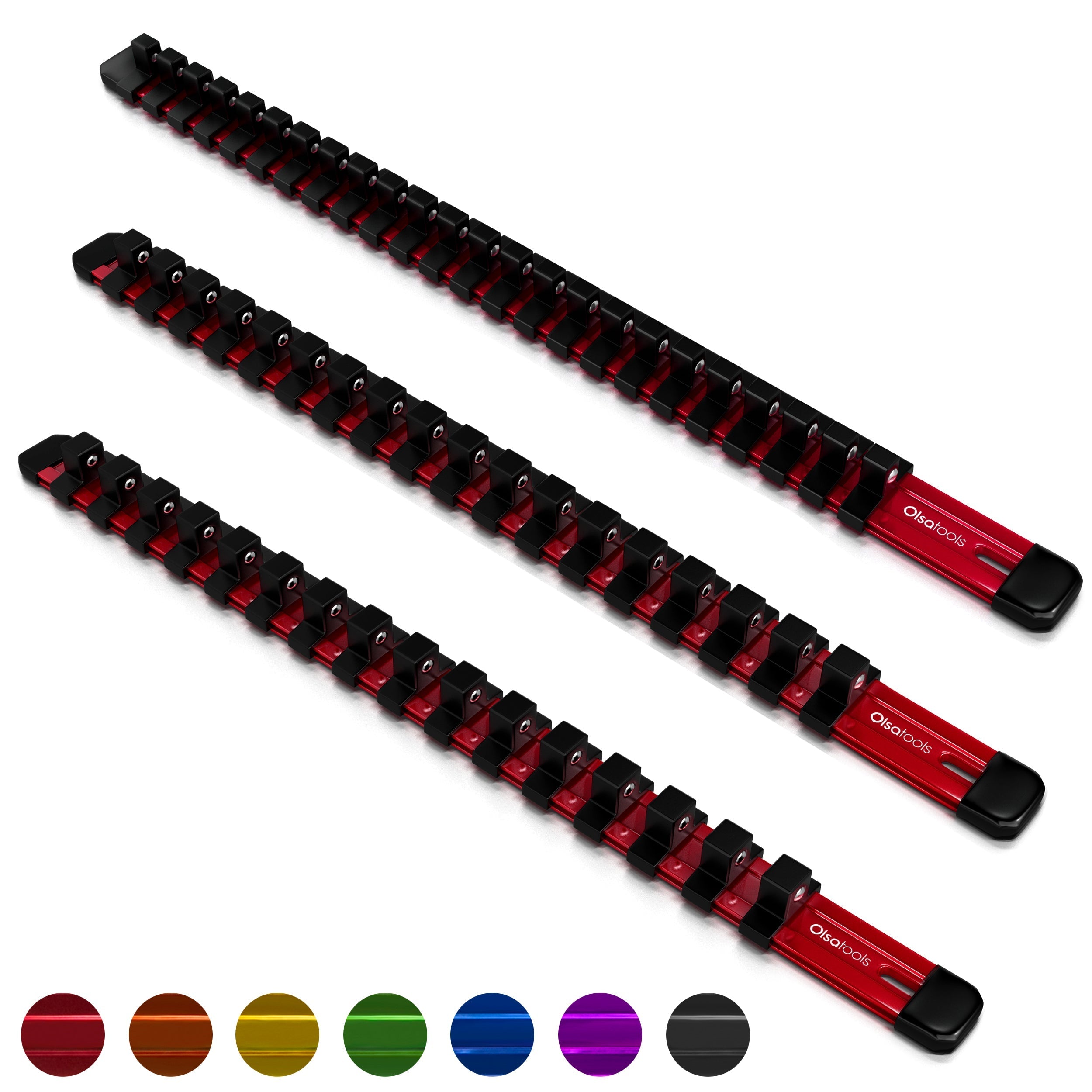 Aluminum Socket Rails | Best Socket Organizer | Olsa Tools