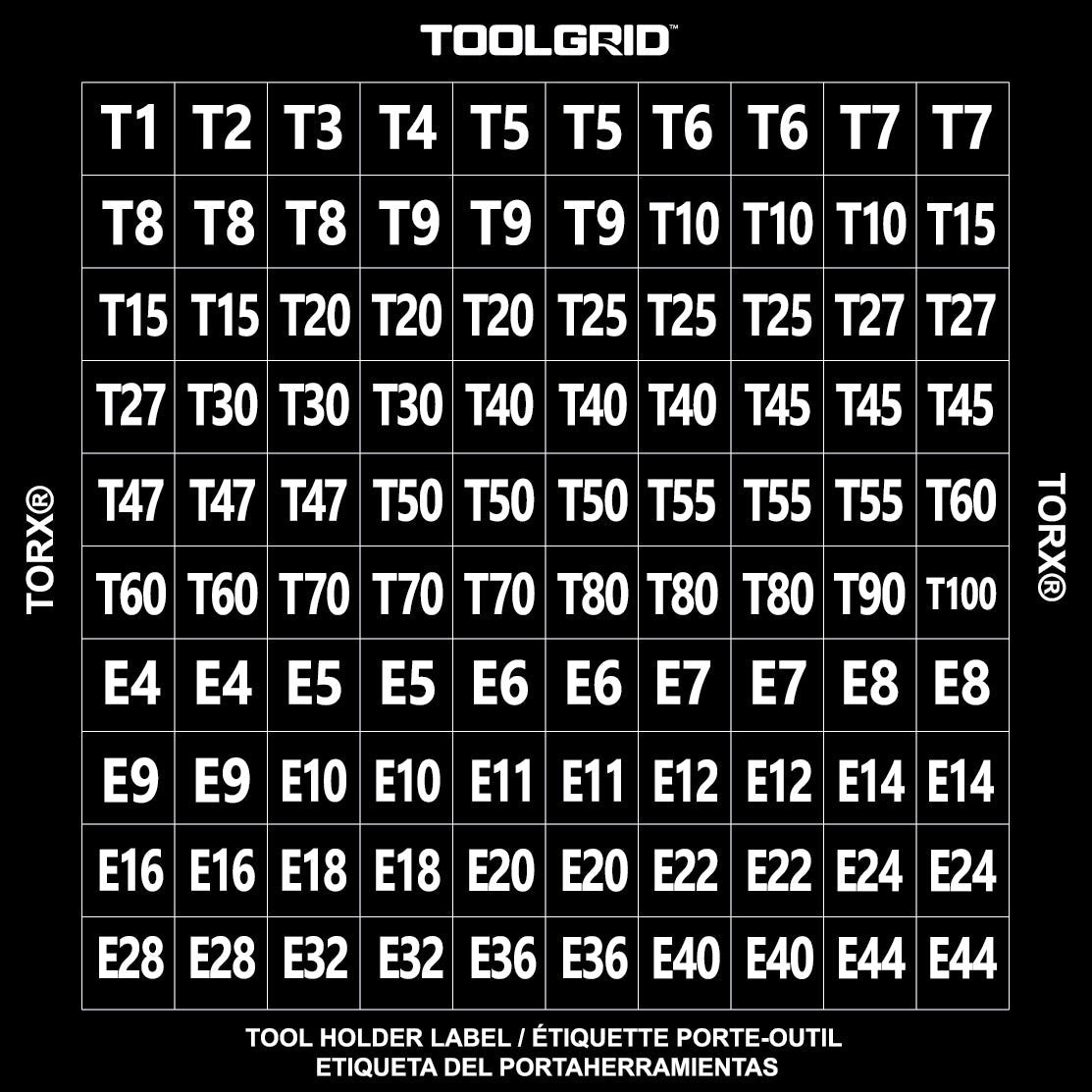 Toolgrid Tool and Clip Identification Labels | Olsa Tools