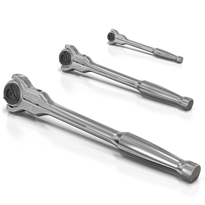 90-Tooth Round Swivel Head Ratchet