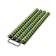 Black / Green / 80 Piece Tray