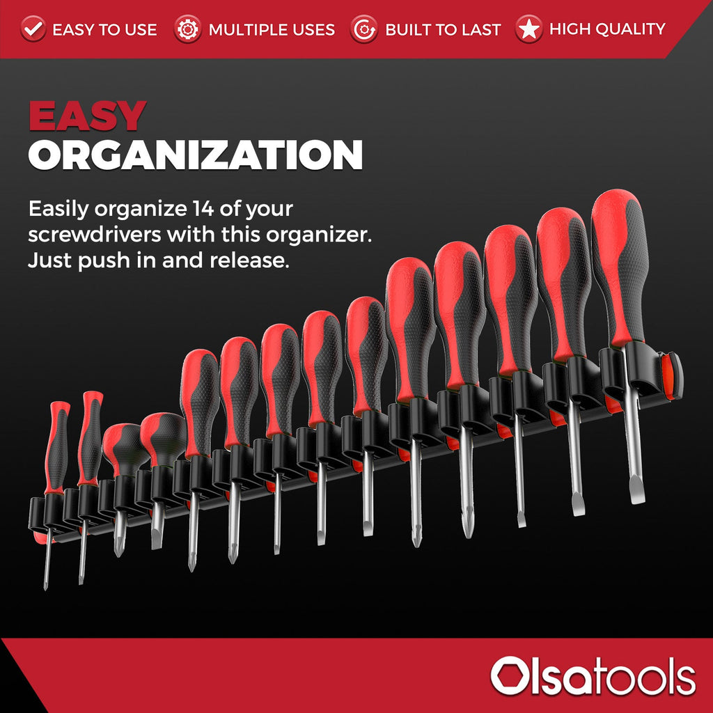 Wall Mount Screwdriver Holder | Olsa Tools