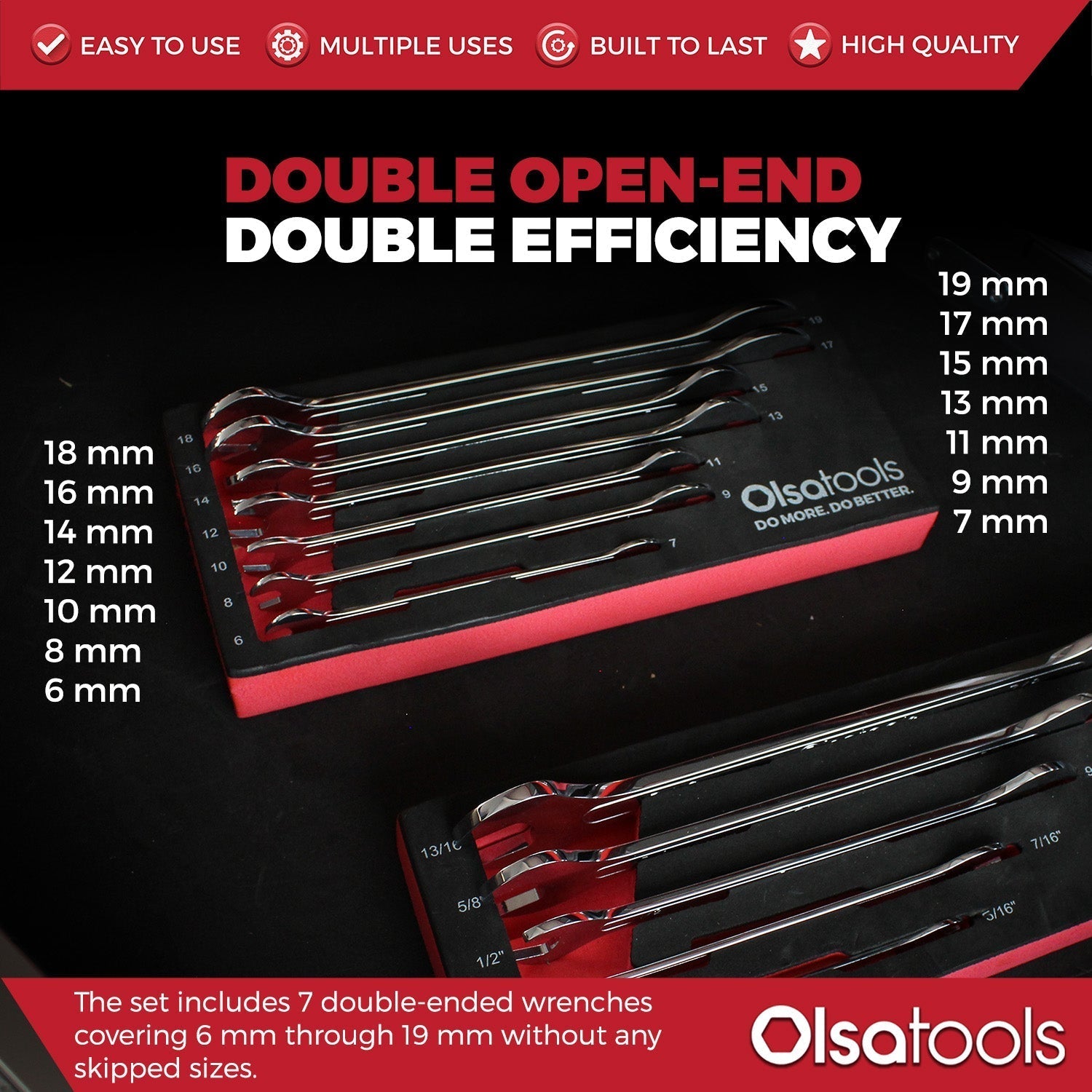 Slim Profile Wrench Set | Olsa Tools | Olsa Tools