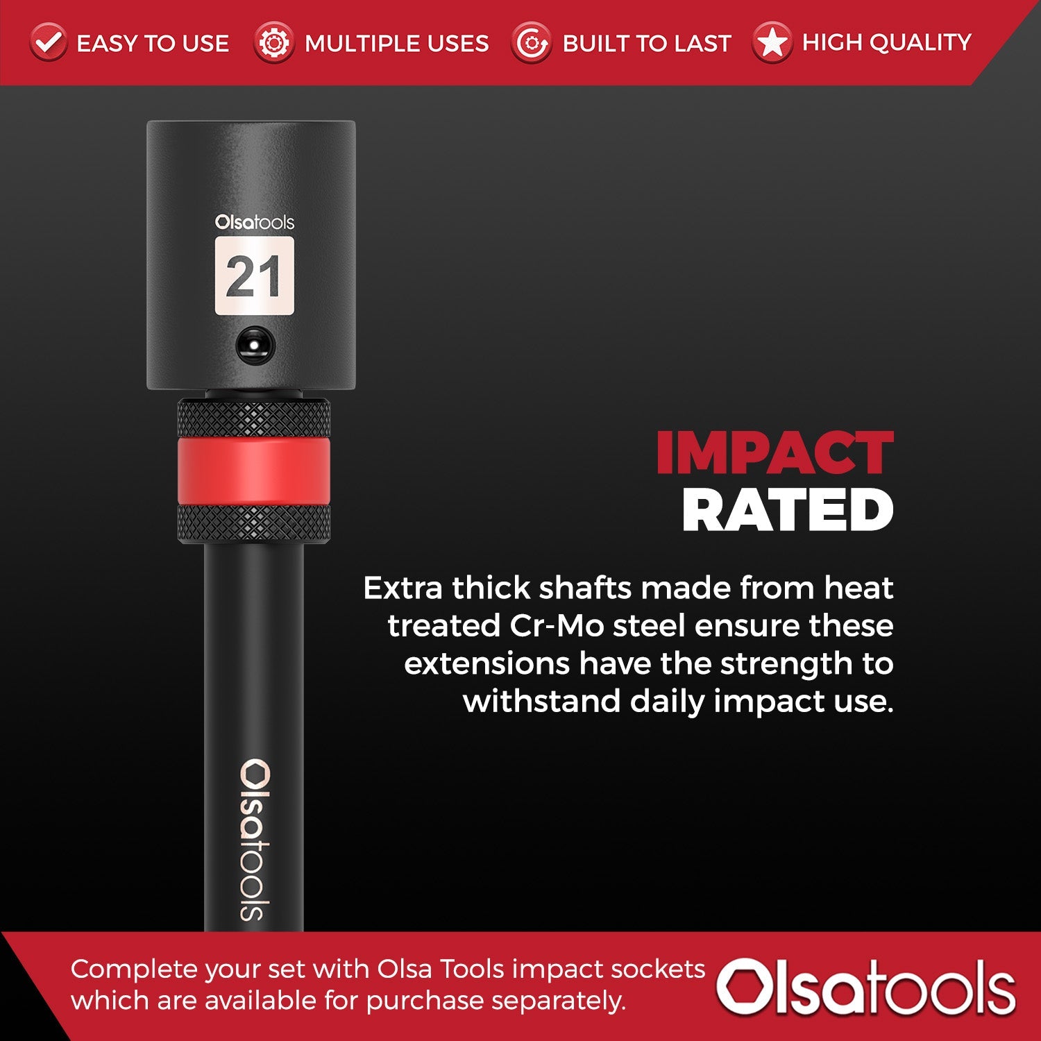 Olsa Tools Locking Impact Socket Extension Olsa Tools