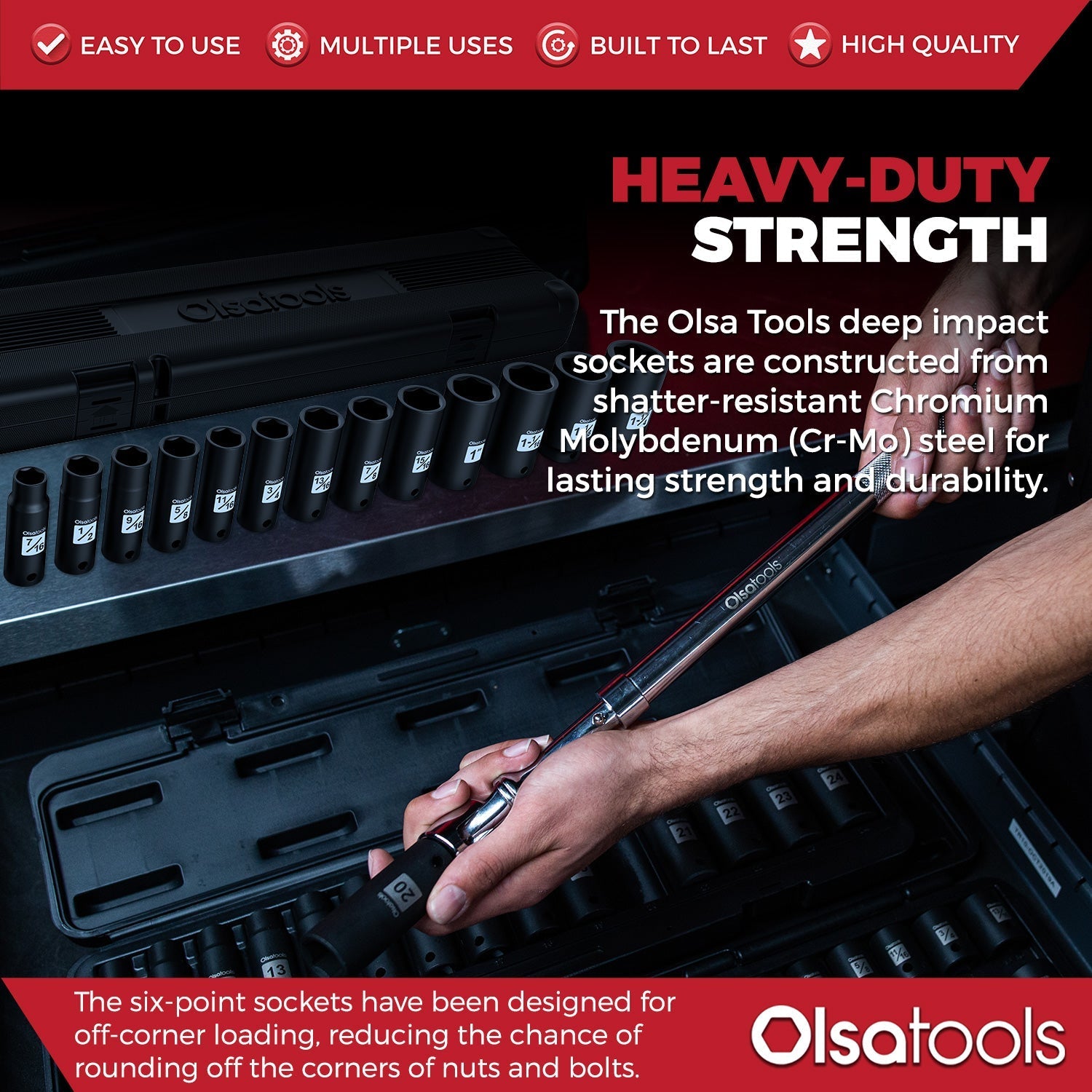 Impact Sockets | Olsa Tools | Ltd Lifetime Warranty | Olsa Tools