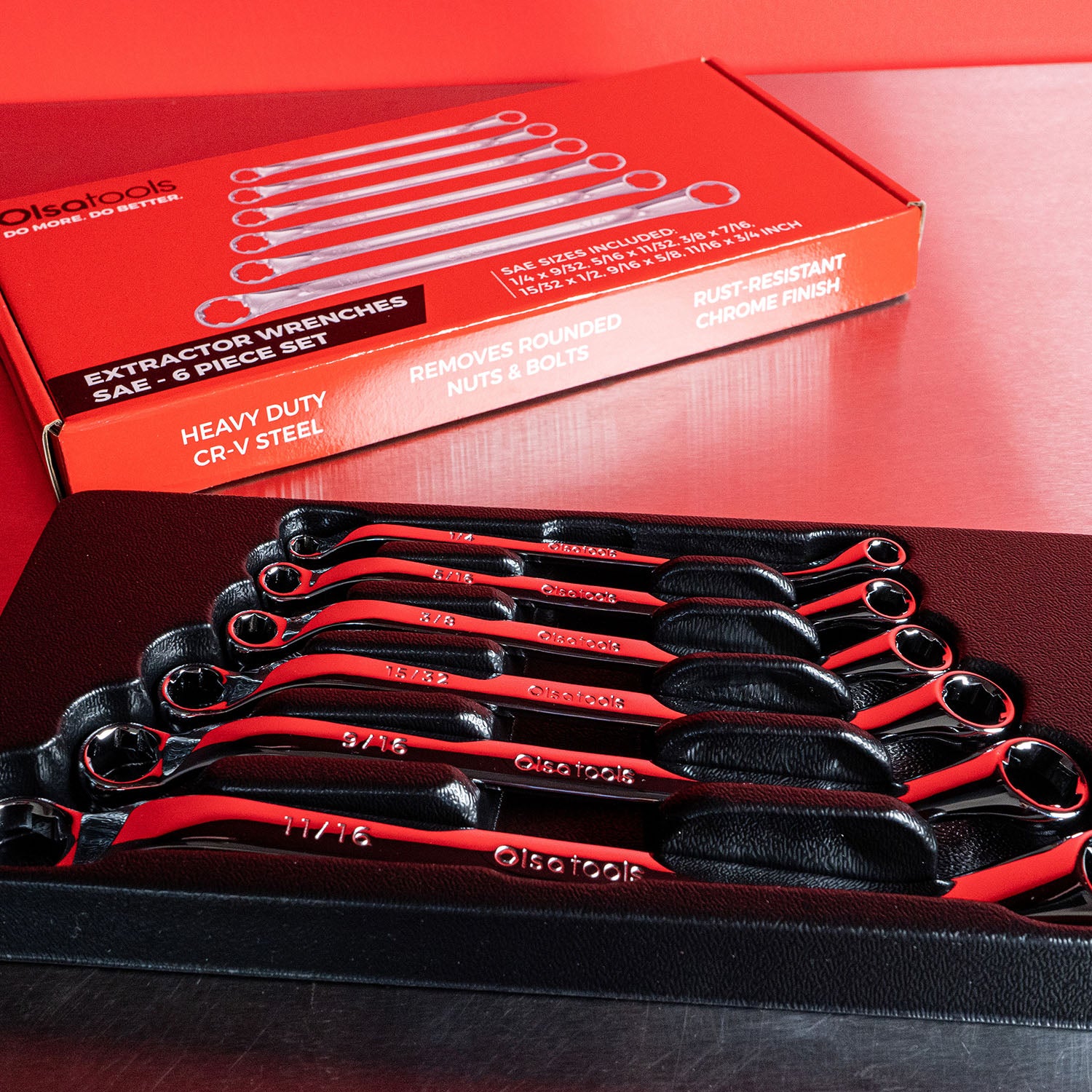 Offset Range Extractor Olsa Tools Offset Bolt Extractor Wrench Set | Olsa Tools