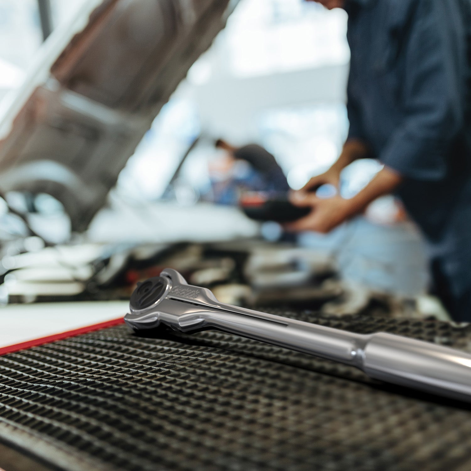 Olsa Tools Swivel Head Ratchet 90 Tooth Round Head Olsa Tools